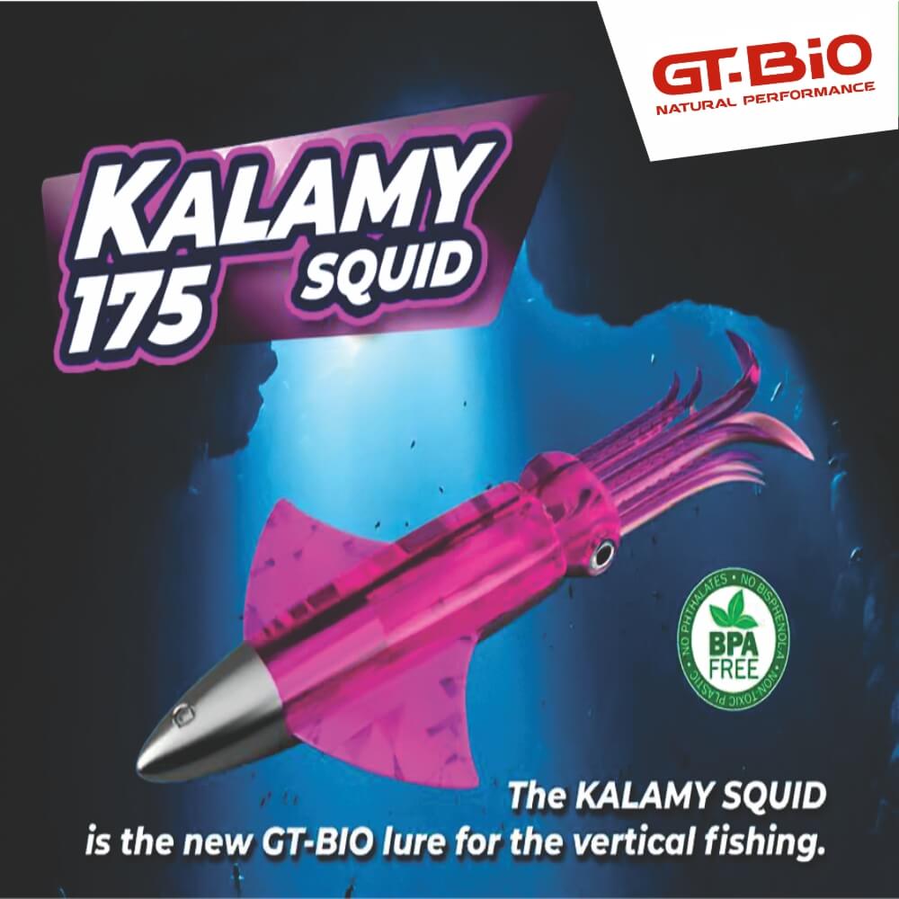GT-BIO KALAMY 175 SQUID ORANGE GLASS GLOW UV 120gr KS818