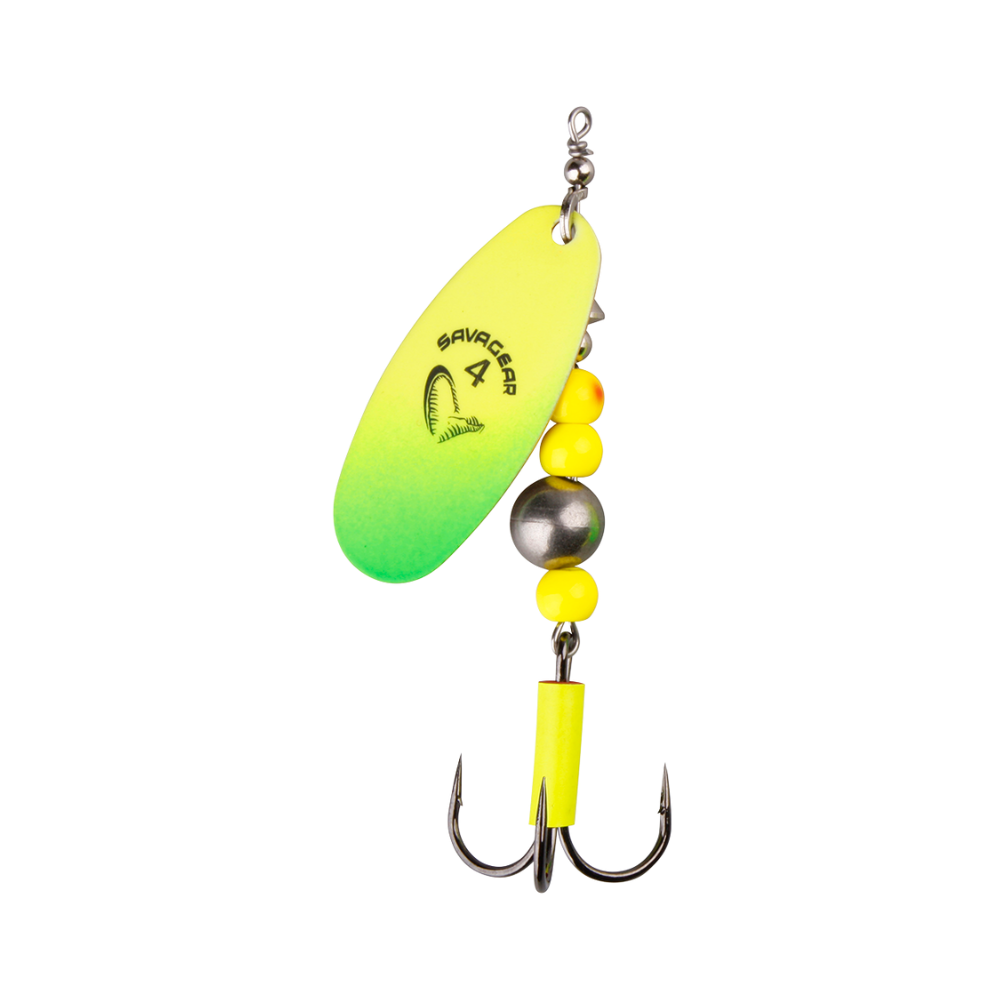 SAVAGE GEAR CAVIAR SPINNER #4 14G SINKING FLUO YELLOW/CHARTREUSE
