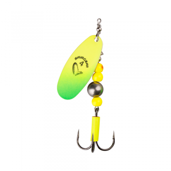 SAVAGE GEAR CAVIAR SPINNER #4 14G SINKING FLUO YELLOW/CHARTREUSE