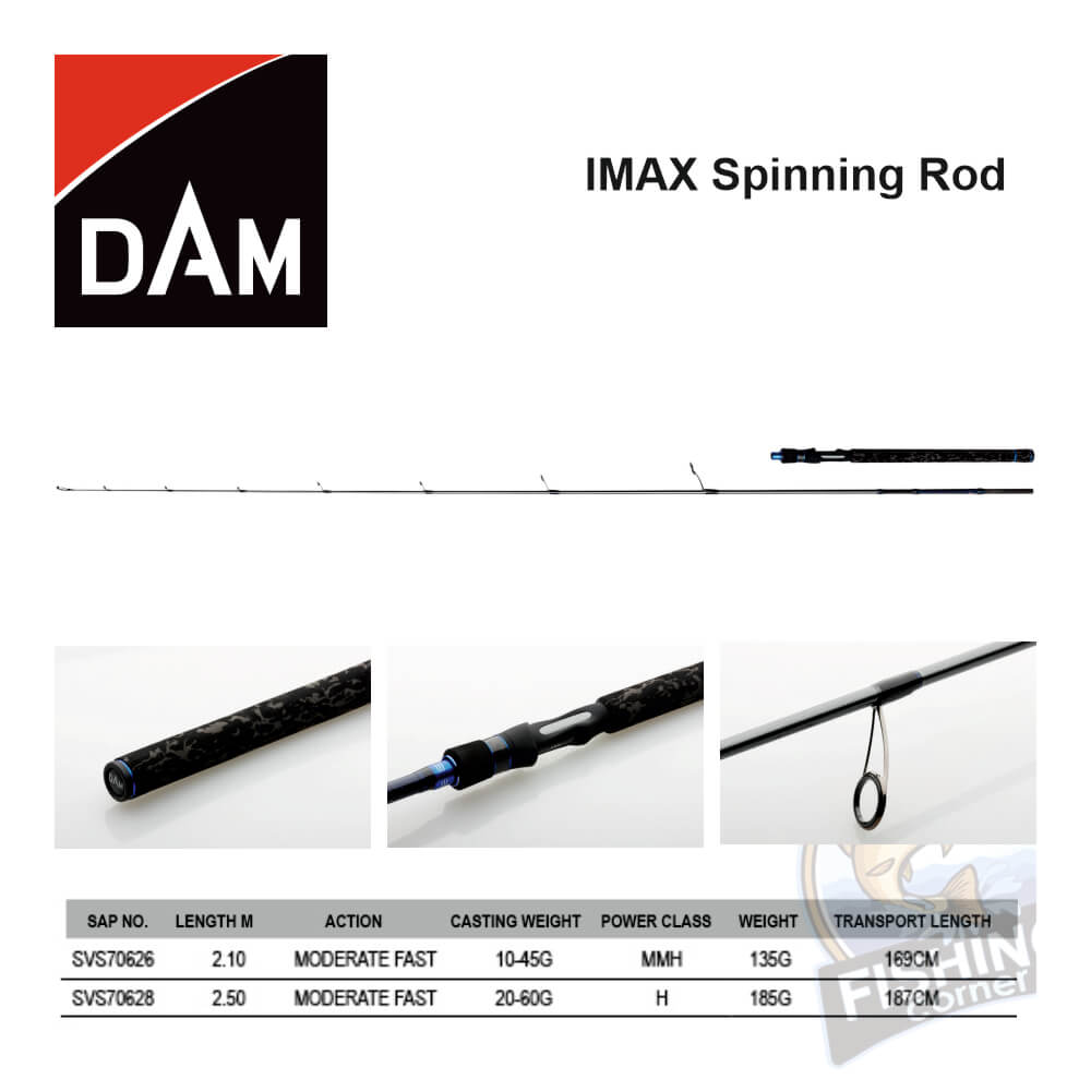 DAM IMAX SPIN 2.50m 20-60gr