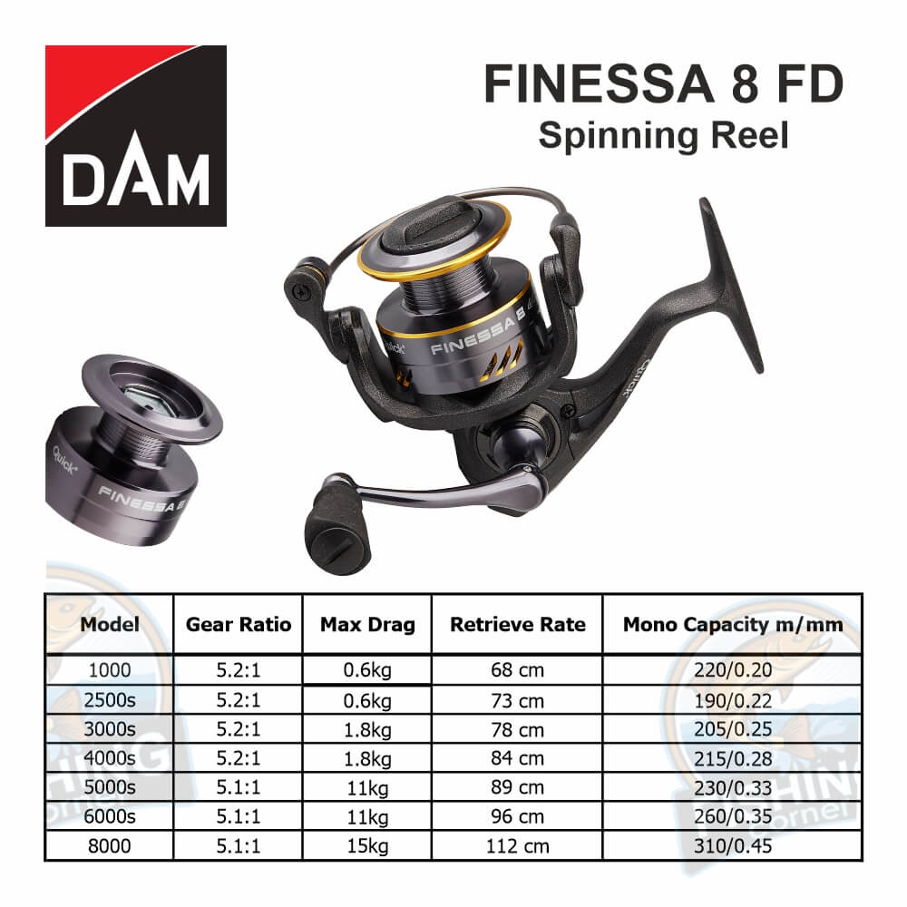 DAM FINESSA 8 FD 7+1 BB