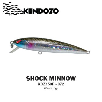 KENDOZO SHOCK MINNOW 70MM 5GR FLOATING