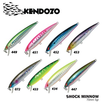 KENDOZO SHOCK MINNOW 70MM 5GR FLOATING