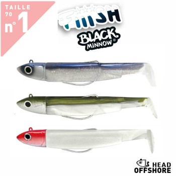 FIIISH BLACK MINNOW N.1 COMBO OFFSHORE HEAD 6G