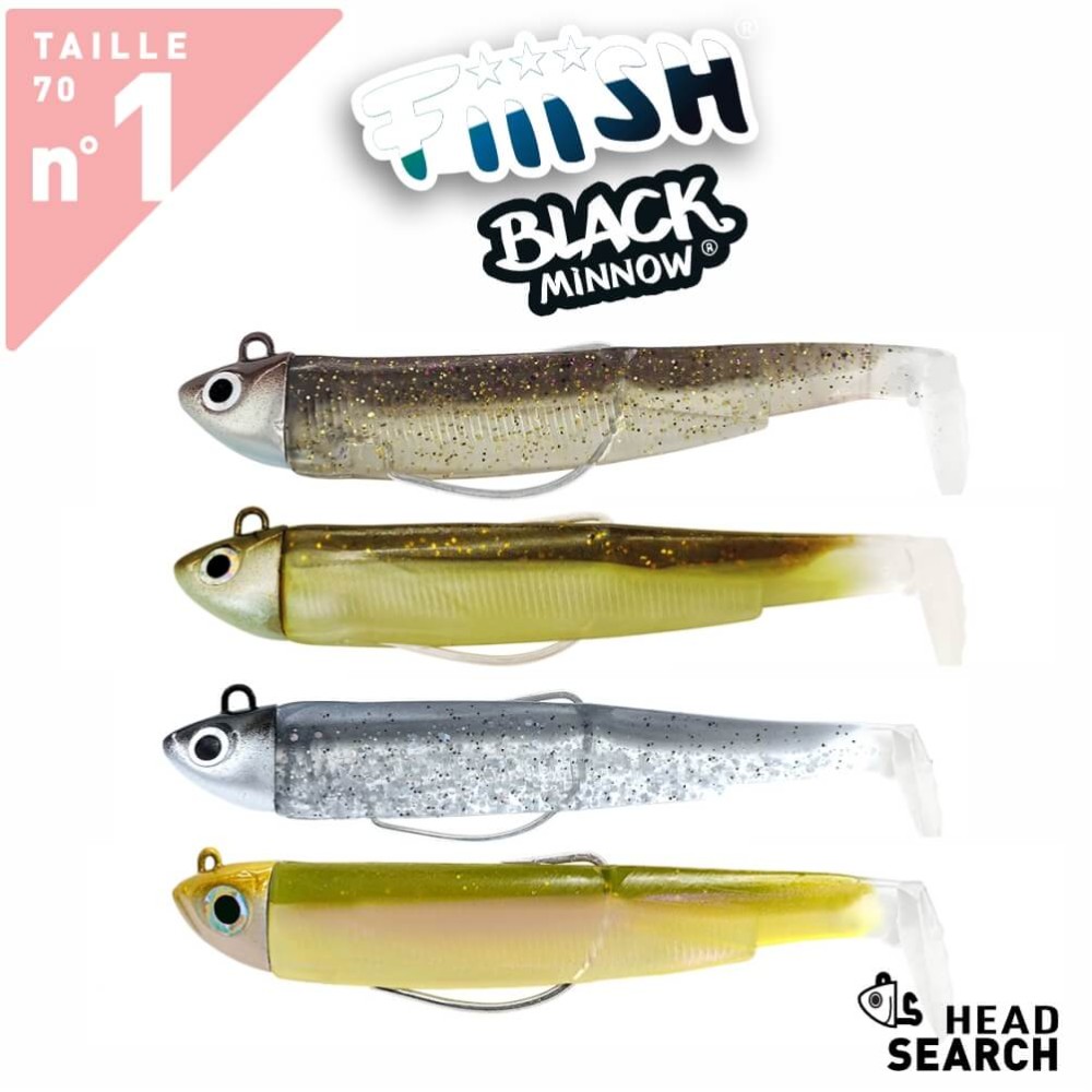 FIIISH BLACK MINNOW N.1 COMBO SEARCH HEAD 4.5G