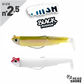 FIIISH BLACK MINNOW N.2.5 COMBO SHORE HEAD 8G