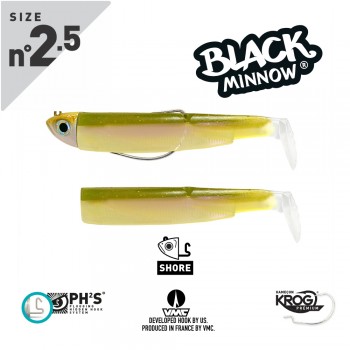 FIIISH BLACK MINNOW N2.5 COMBO SHORE 8G WAKASAGI BM3044