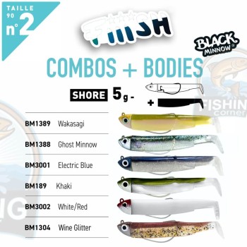 FIIISH BLACK MINNOW N.2 COMBO SHORE HEAD 5G