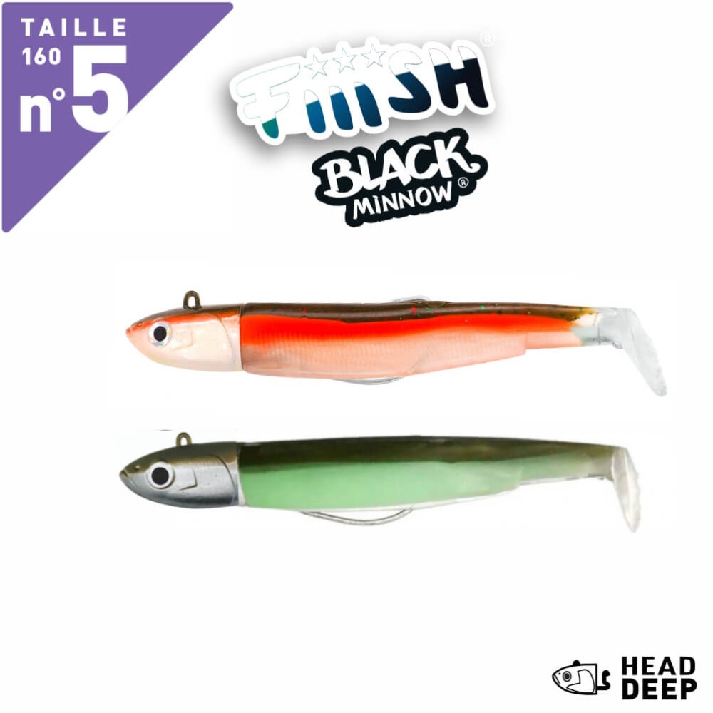 FIIISH BLACK MINNOW N.5 COMBO DEEP HEAD 90G