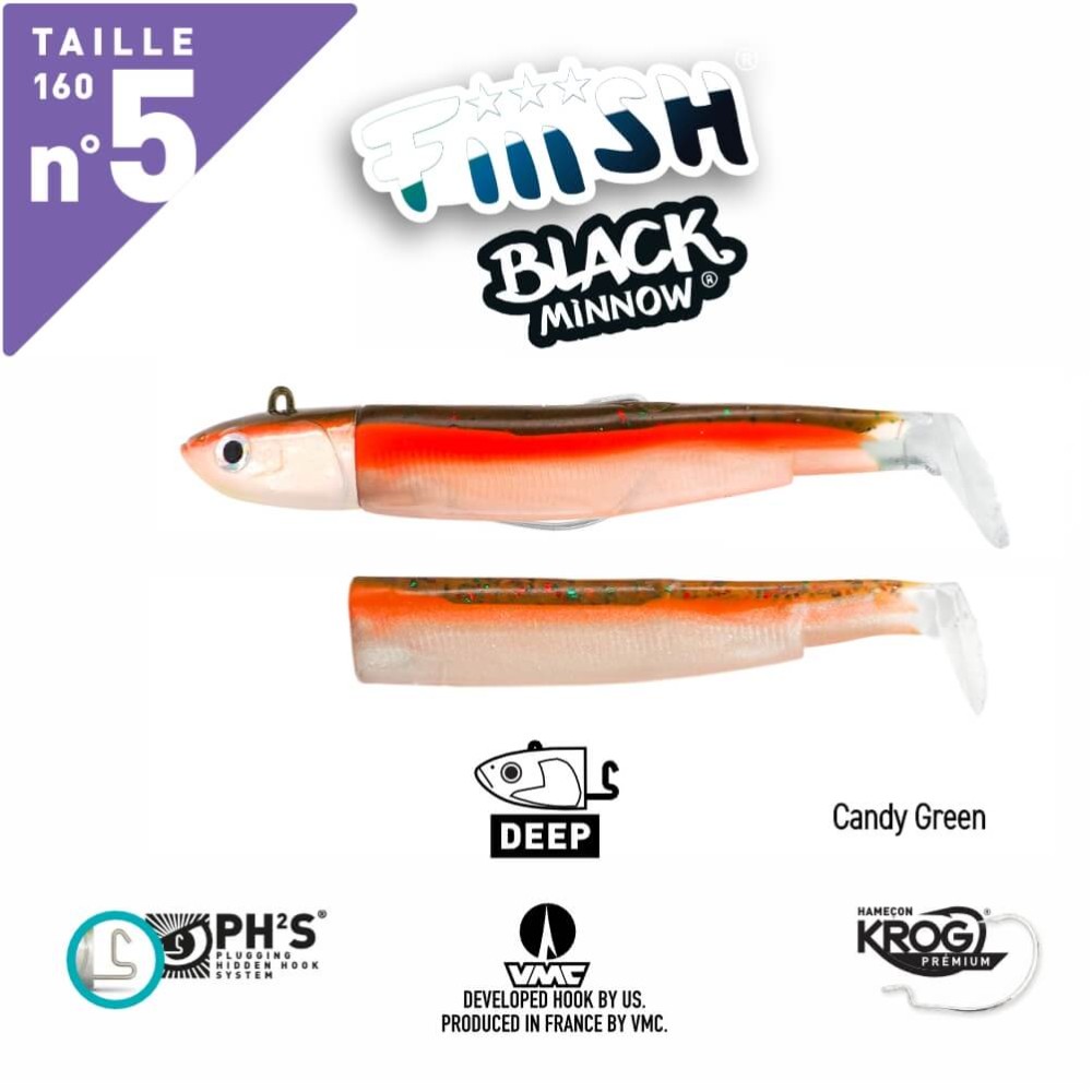 FIIISH BLACK MINNOW N.5 COMBO DEEP HEAD 90G