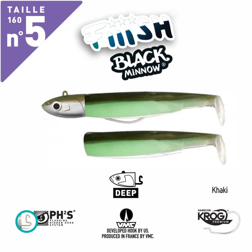 FIIISH BLACK MINNOW N.5 COMBO DEEP HEAD 90G