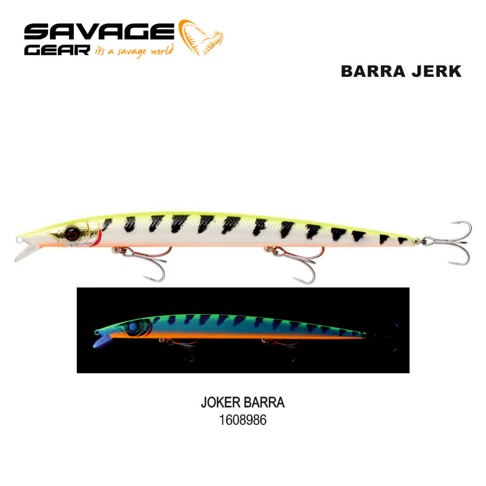 SAVAGE GEAR BARRA JERK SINKING 19cm 29gr