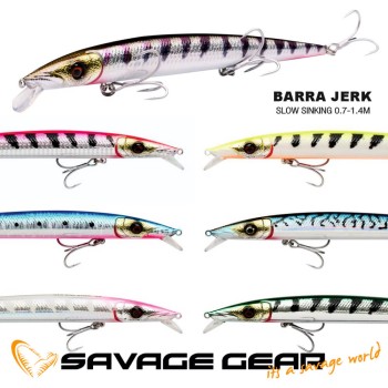 SAVAGE GEAR BARRA JERK SLOW SINKING 21cm 38gr