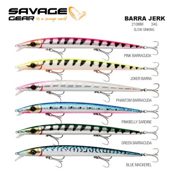 SAVAGE GEAR BARRA JERK SLOW SINKING 21cm 38gr