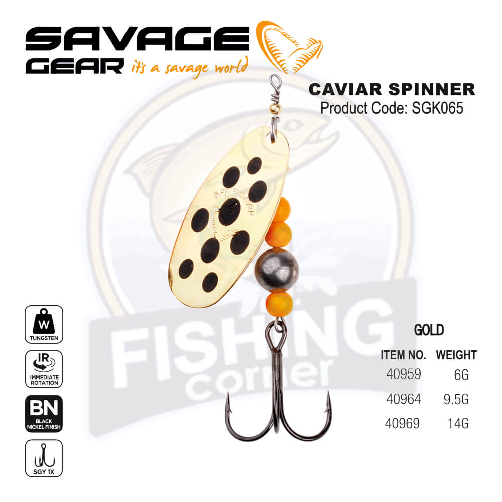 SAVAGE GEAR CAVIAR SPINNER 4 14G SINKING