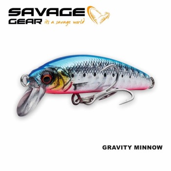 SAVAGE GEAR GRAVITY MINNOW 5CM 8G FAST SINKING