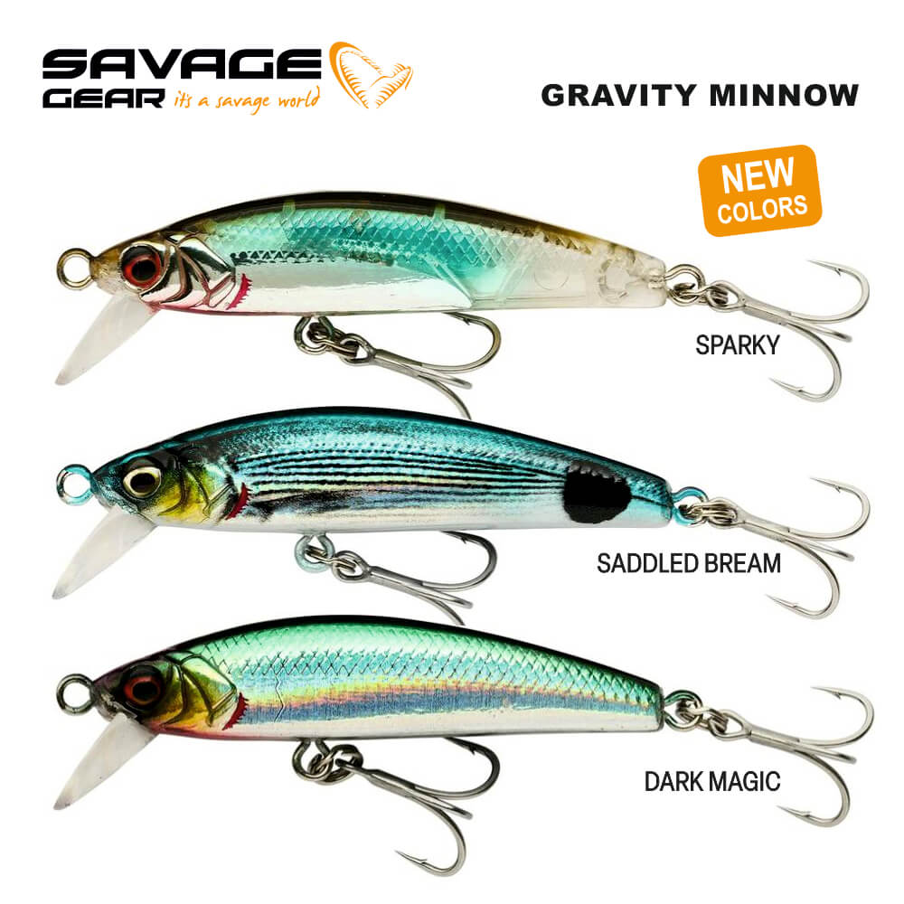 SAVAGE GEAR GRAVITY MINNOW 5CM 4.3G SINKING