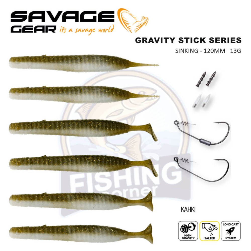 SAVAGE GEAR-GRAVITY STICK MINI KIT 12CM 13G SINKING