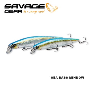 SAVAGE GEAR SEA BASS MINNOW 14CM 18.5G FLOATING