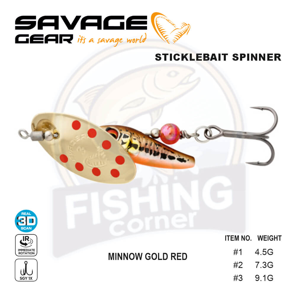 SAVAGE GEAR STICLEBAIT 3 9.1GR SINKING