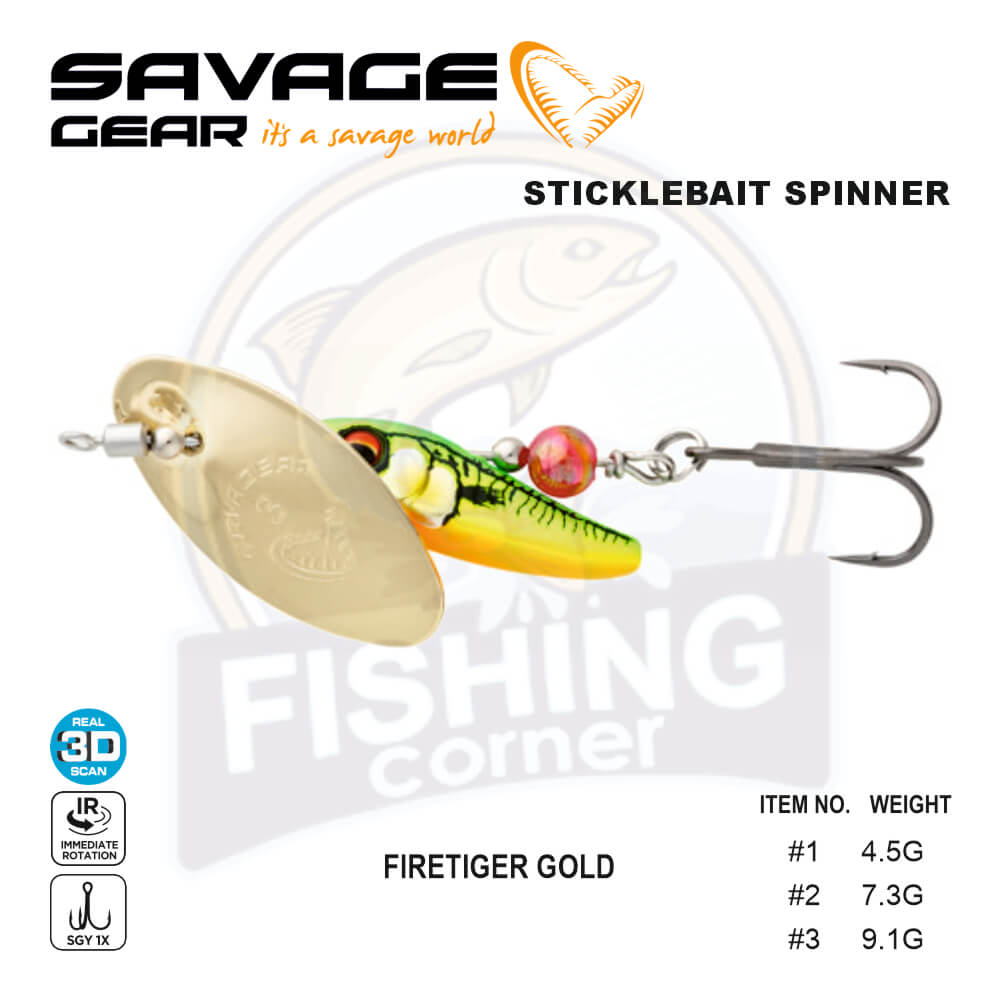 SAVAGE GEAR STICLEBAIT 3 9.1GR SINKING