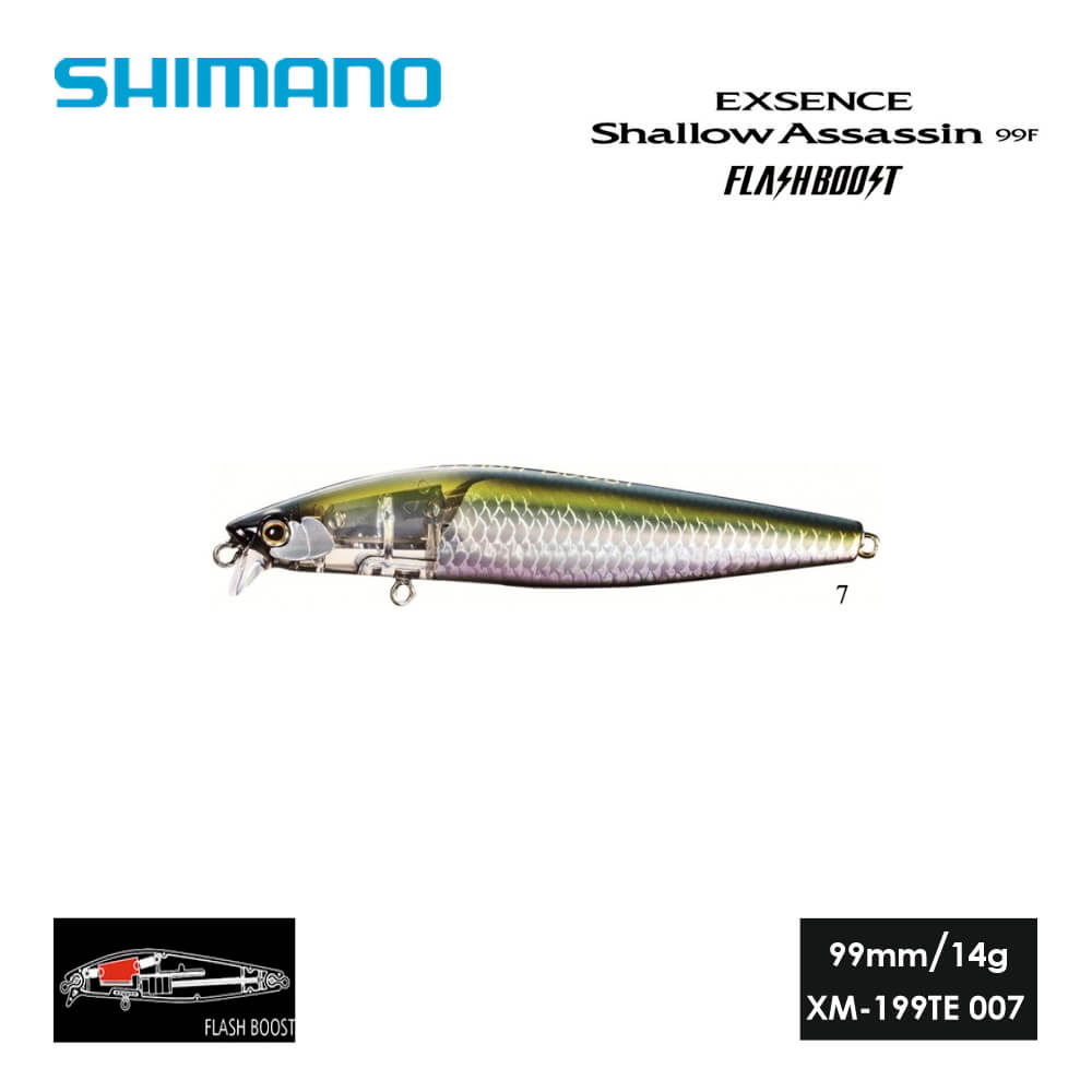 SHIMANO EXSENCE SHALLOW ASSASSIN FLASHBOOST 99mm 14gr FLOATING 