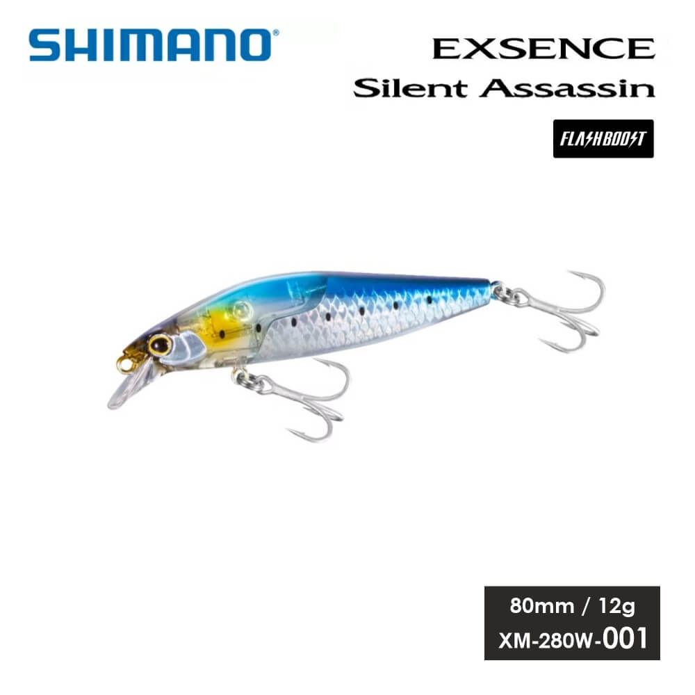 SHIMANO EXSENCE STRONG ASSASSIN FLASHBOOST 80mm 12gr FLOATING