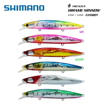 SHIMANO NESSA HIRAME MINNOW FLASHBOOST 135MM 30GR SINKING