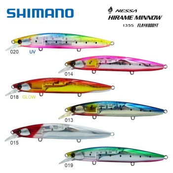 SHIMANO NESSA HIRAME MINNOW FLASHBOOST 135MM 30GR SINKING