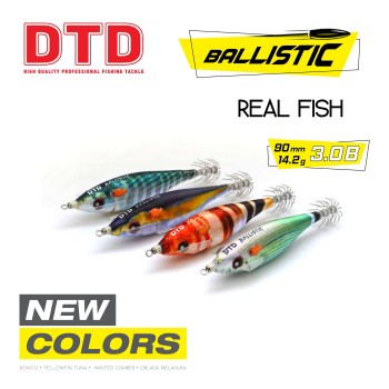 DTD BALLISTIC REAL FISH 3.0B 14.2gr 96mm SLOW SINKING