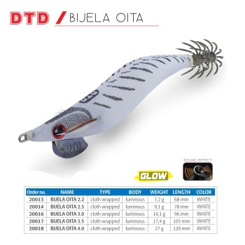 DTD OITA BIJELA WHITE