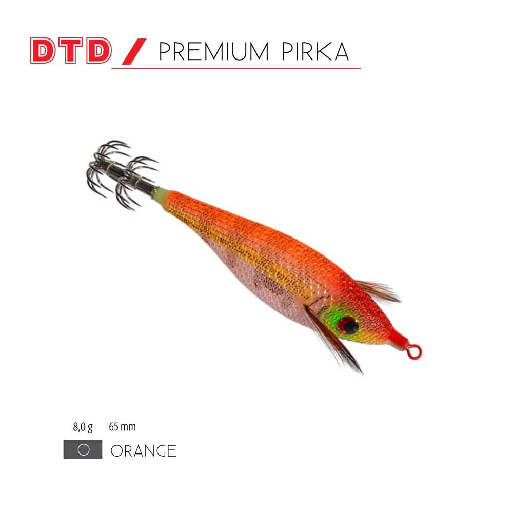DTD PREMIUM PIRKA 2.0 8.0gr 65mm ORANGE