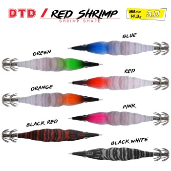 DTD RED SHRIMP 3.0 14.3gr 96mm