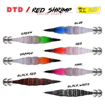 DTD RED SHRIMP 3.0 14.3gr 96mm