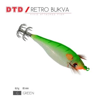 DTD RETRO BUKVA 2.0 8.0gr 65mm GREEN