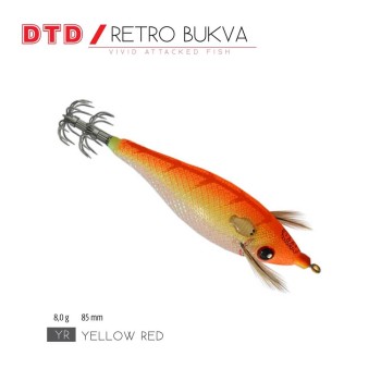 DTD RETRO BUKVA 2.0 8.0gr 65mm YELLOW RED