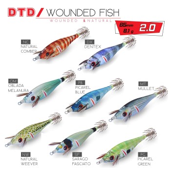 DTD WOUNDED FISH BUKVA 2.0 8.1gr 65mm NATURAL COMBER