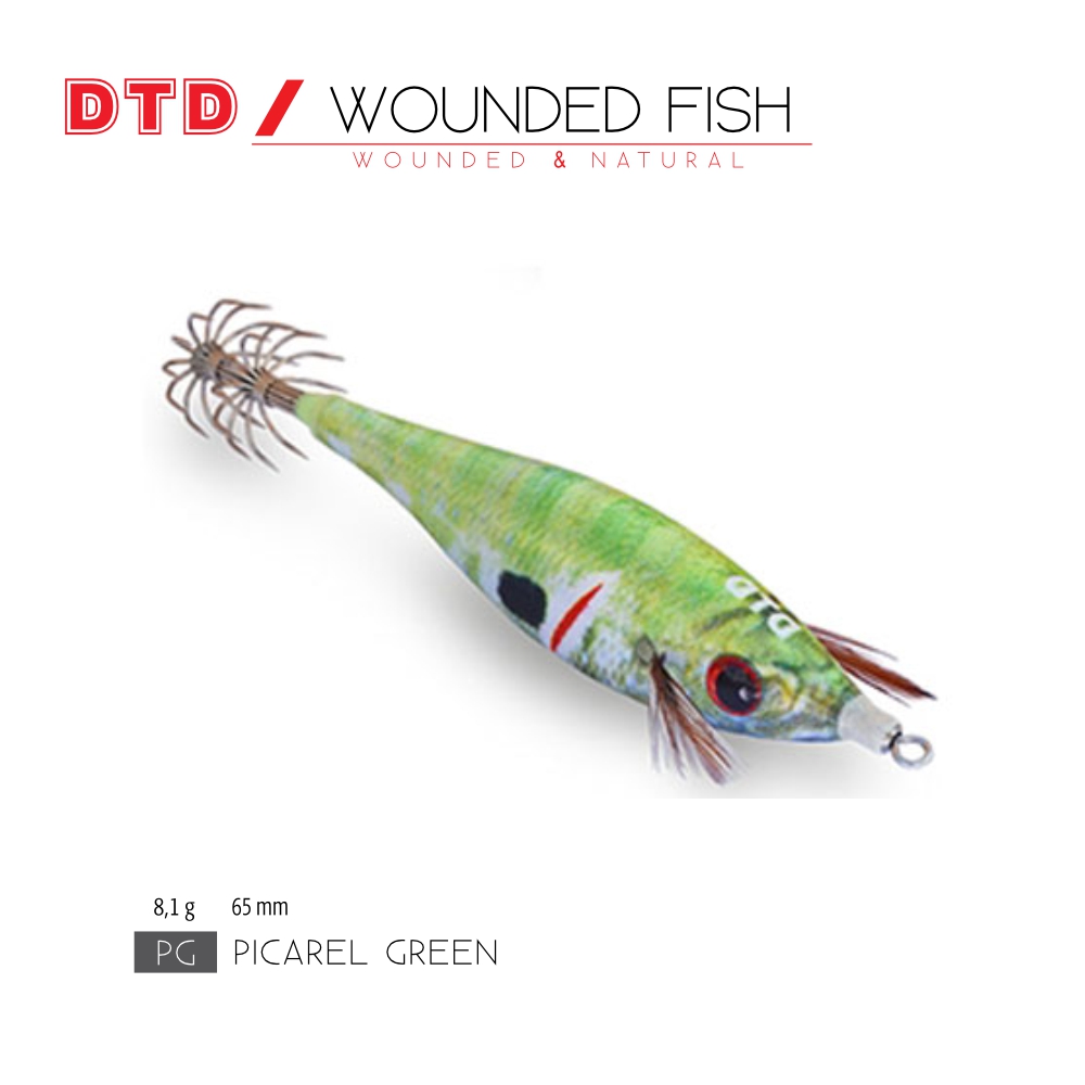 DTD WOUNDED FISH BUKVA 2.0 8.1gr 65mm PICAREL GREEN