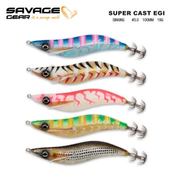 SAVAGE GEAR SUPER CAST EGI 3.0ND 10,5CM 19G SINKING