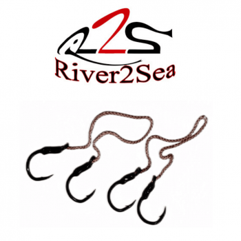 RIVER2SEA SUPPORT HOOKS DOUBLE SWING 5/0