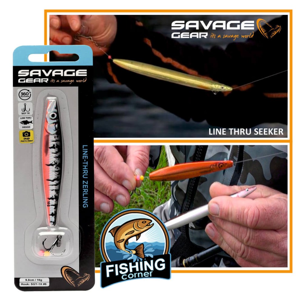 SAVAGE GEAR LINE THRU  ZERLING 9CM 12G SINKING 