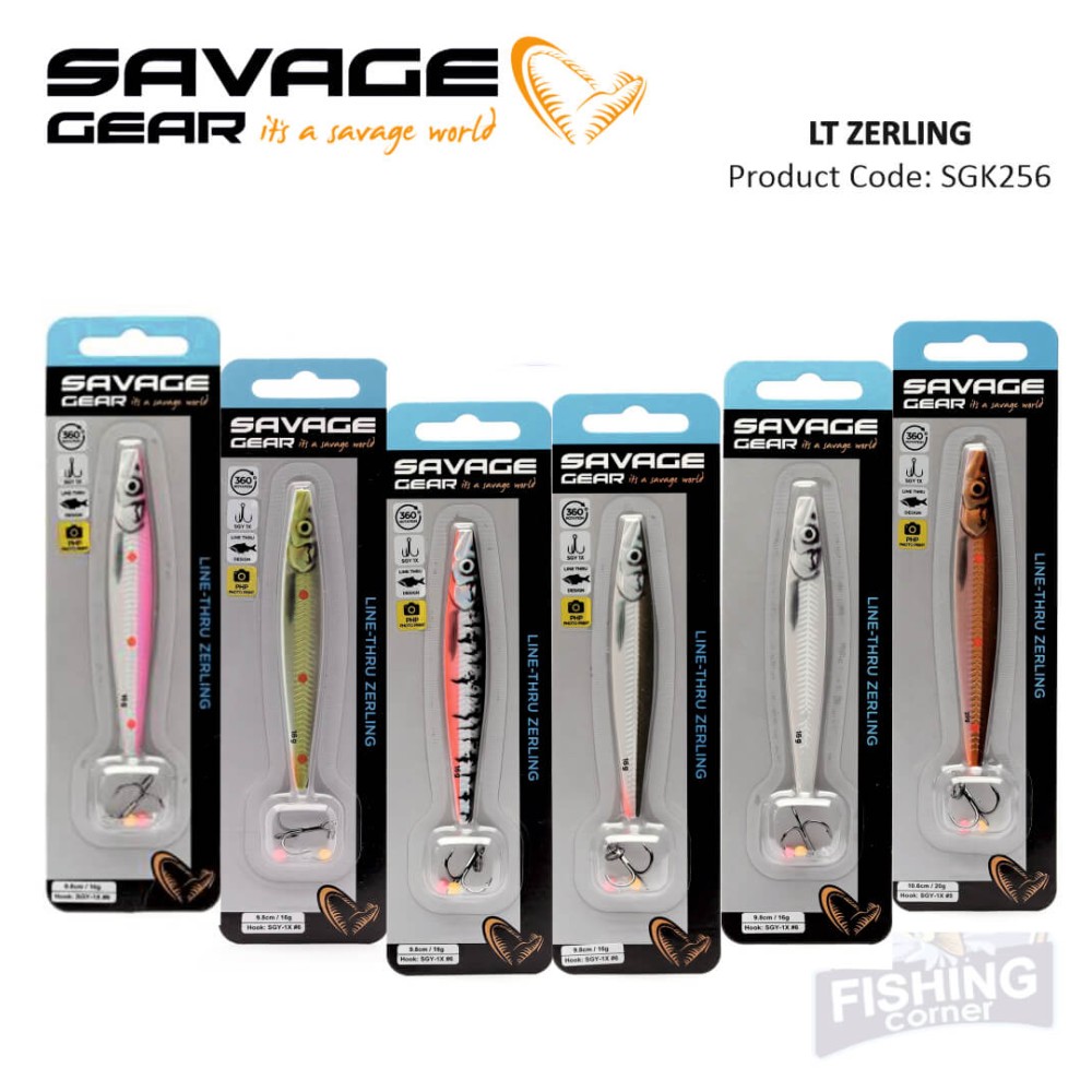 SAVAGE GEAR LINE THRU  ZERLING 10.6CM 20G SINKING 