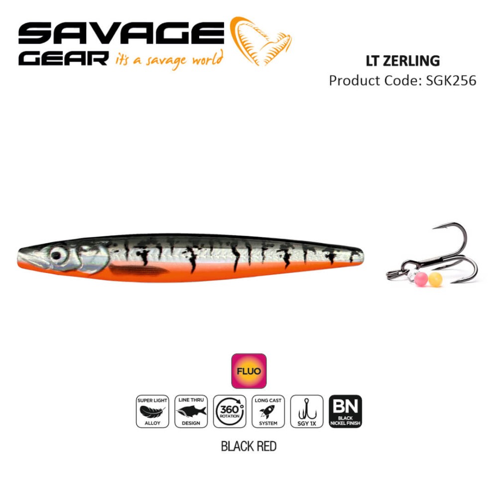 SAVAGE GEAR LINE THRU  ZERLING 9CM 12G SINKING 