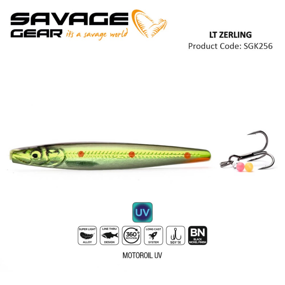 SAVAGE GEAR LINE THRU  ZERLING 9CM 12G SINKING 