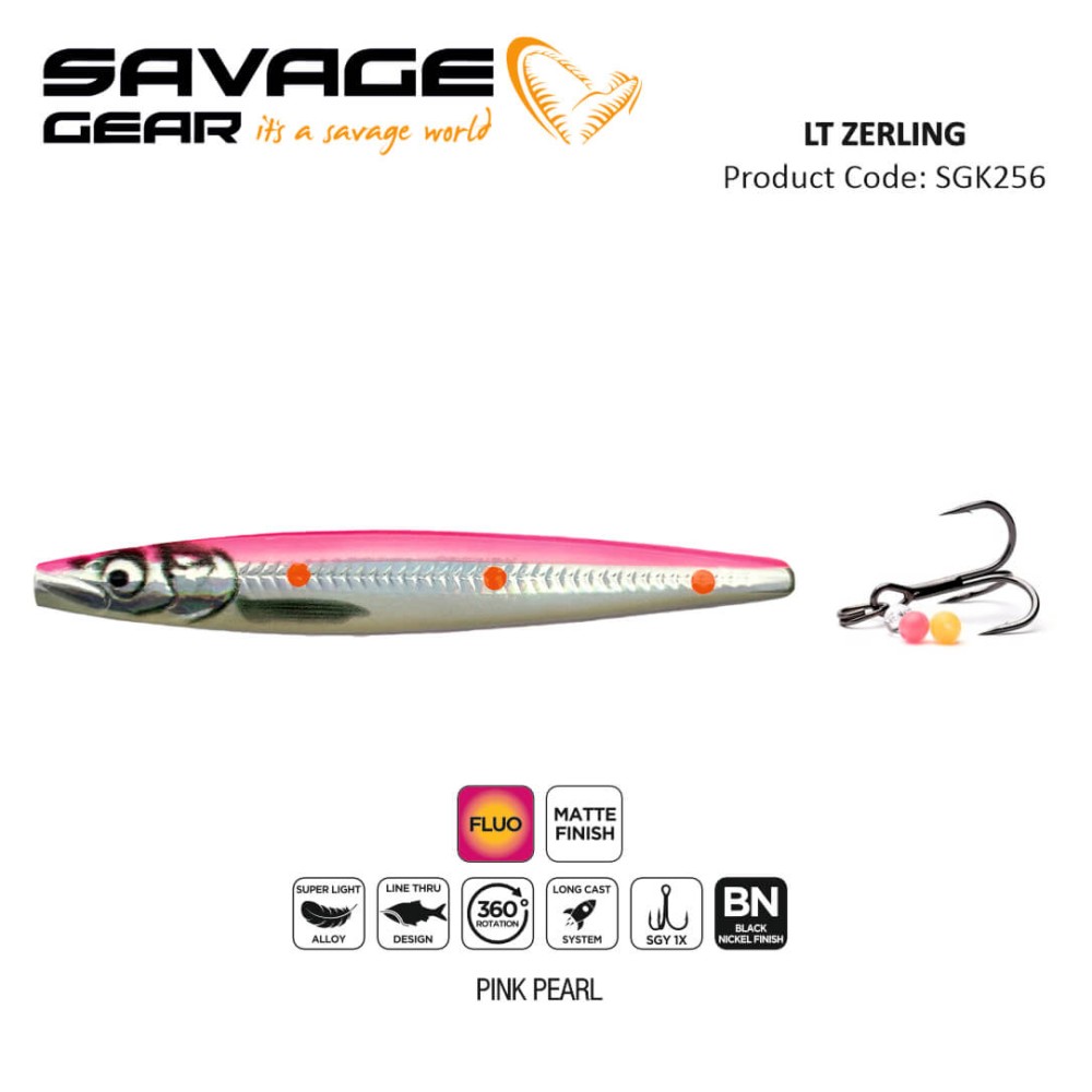 SAVAGE GEAR LINE THRU  ZERLING 9CM 12G SINKING 