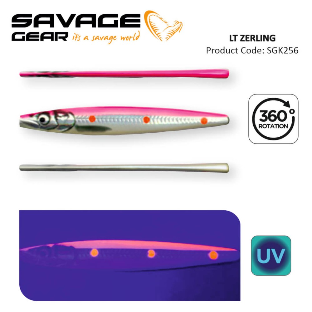 SAVAGE GEAR LINE THRU  ZERLING 10.6CM 20G SINKING 