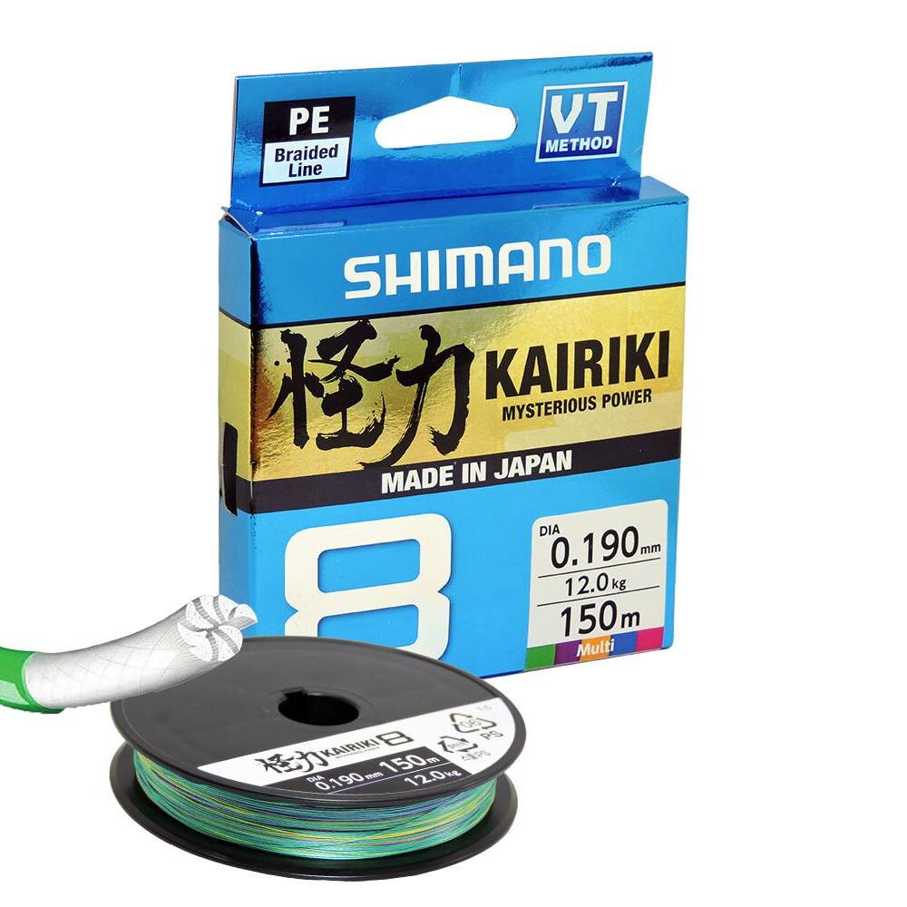 shimano Kairiki 8 Multi Color 150μ.