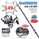 SHIMANO ALIVIO GX SURF TELE 4.20m 200gr - SHAKESPEARE SALT SURF 7000 - BERKLEY SURF 300m 0.35mm