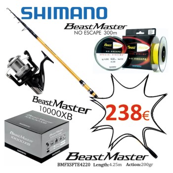 SHIMANO  BEASTMASTER SURFCASTING COMBO 200GR