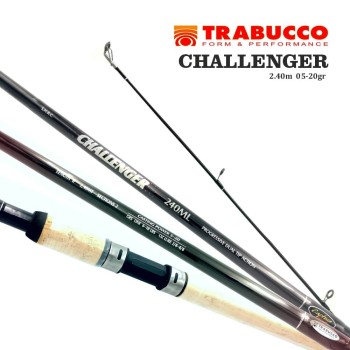TRABUCCO CHALLENGER 2.40M + SHIMANO HYPERLOOP 2500FB + TORTUE NACRITA 0.26mm 100m